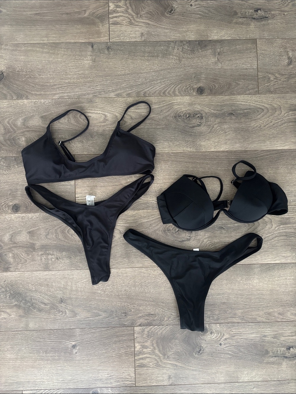 Black Women’s Bikini Set - Classic Two-Piece Swimwear